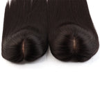 Skin Silk Base Human Hair Topper With Clip in Silk Top Human Virgin Brazilian Hair Toupee Fine Hair Piece