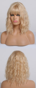 Perruque Cosplay Longueur Épaule Naturelle Femme - rachelhair