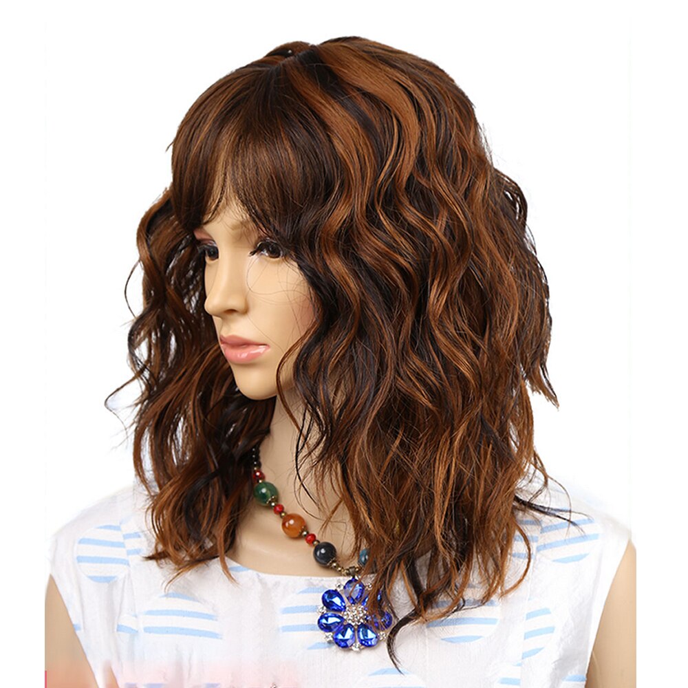 Perruque De Longueur D'épaule De Vague Naturelle - rachelhair
