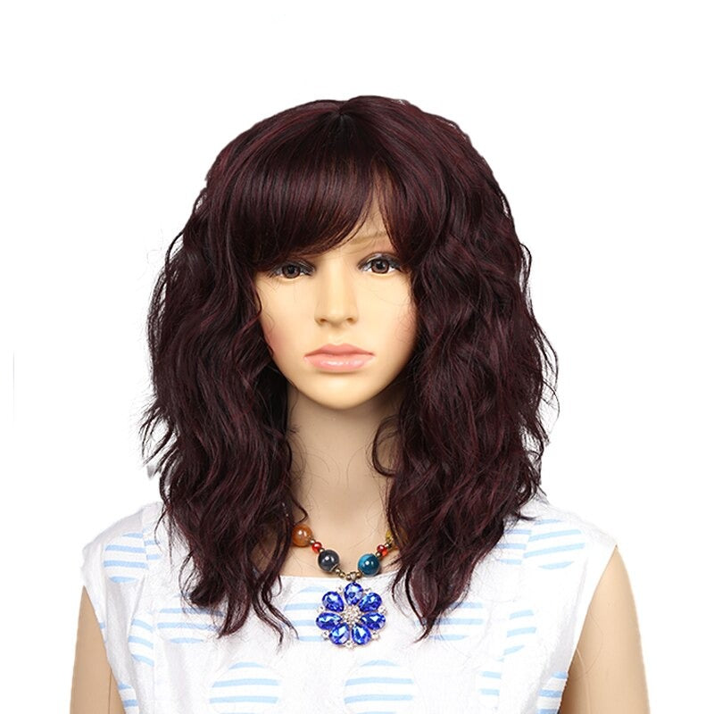 Perruque De Longueur D'épaule De Vague Naturelle - rachelhair