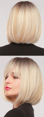 Cheveux Synthétiques Naturels Courts Et Droits Pour Femmes - rachelhair