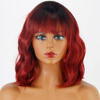 Perruque Synthétique Courte Ambre Bouclée - rachelhair