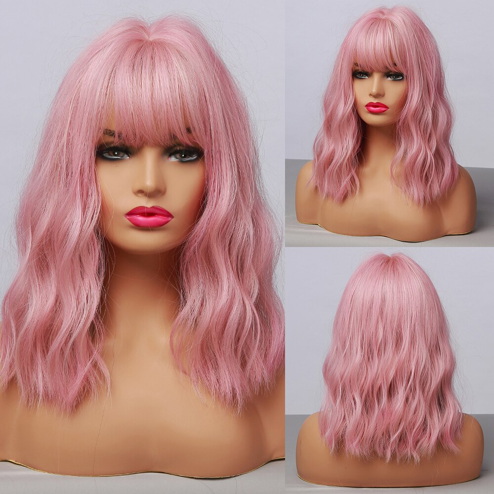 Perruque Cosplay Longueur Épaule Naturelle Femme - rachelhair