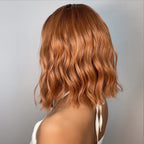Perruques Synthétiques Ondulées Moyennes Avec Frange Pour Femme - rachelhair