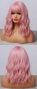 Perruques Ondulées Naturelles De Longueur Moyenne Pour Femmes - rachelhair