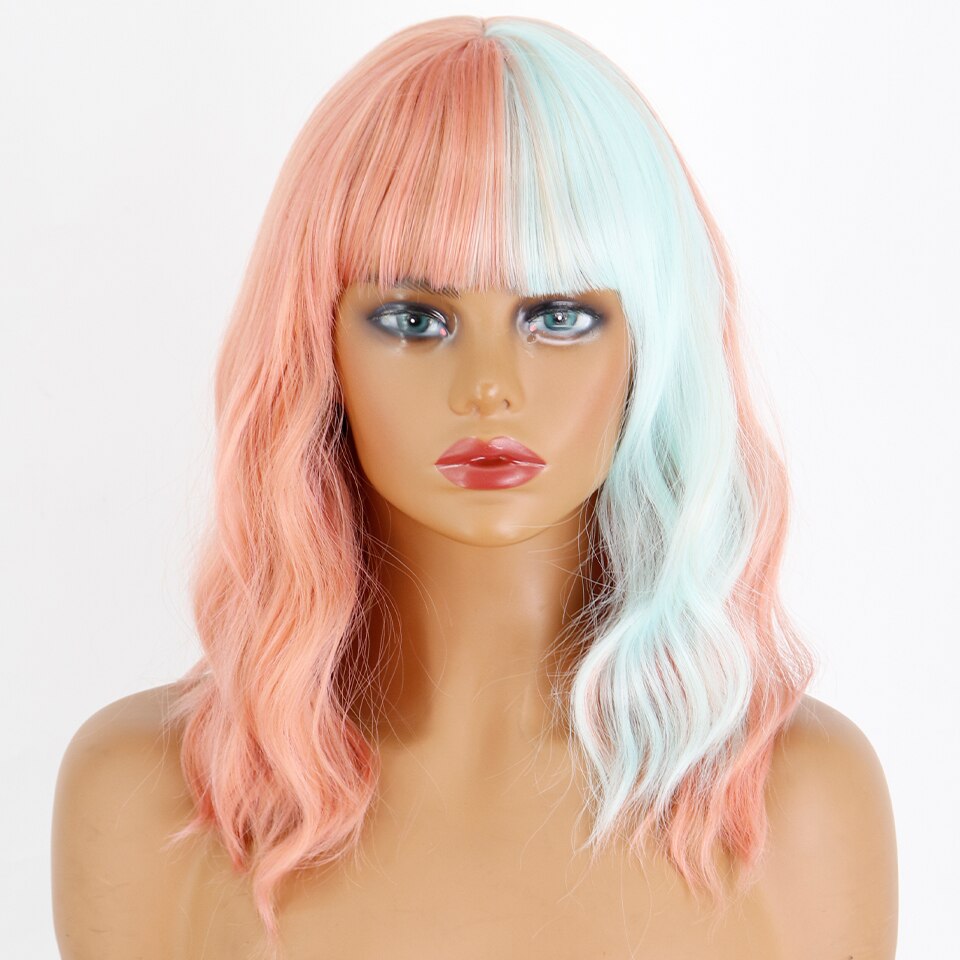 Perruque Synthétique Courte Ambre Bouclée - rachelhair