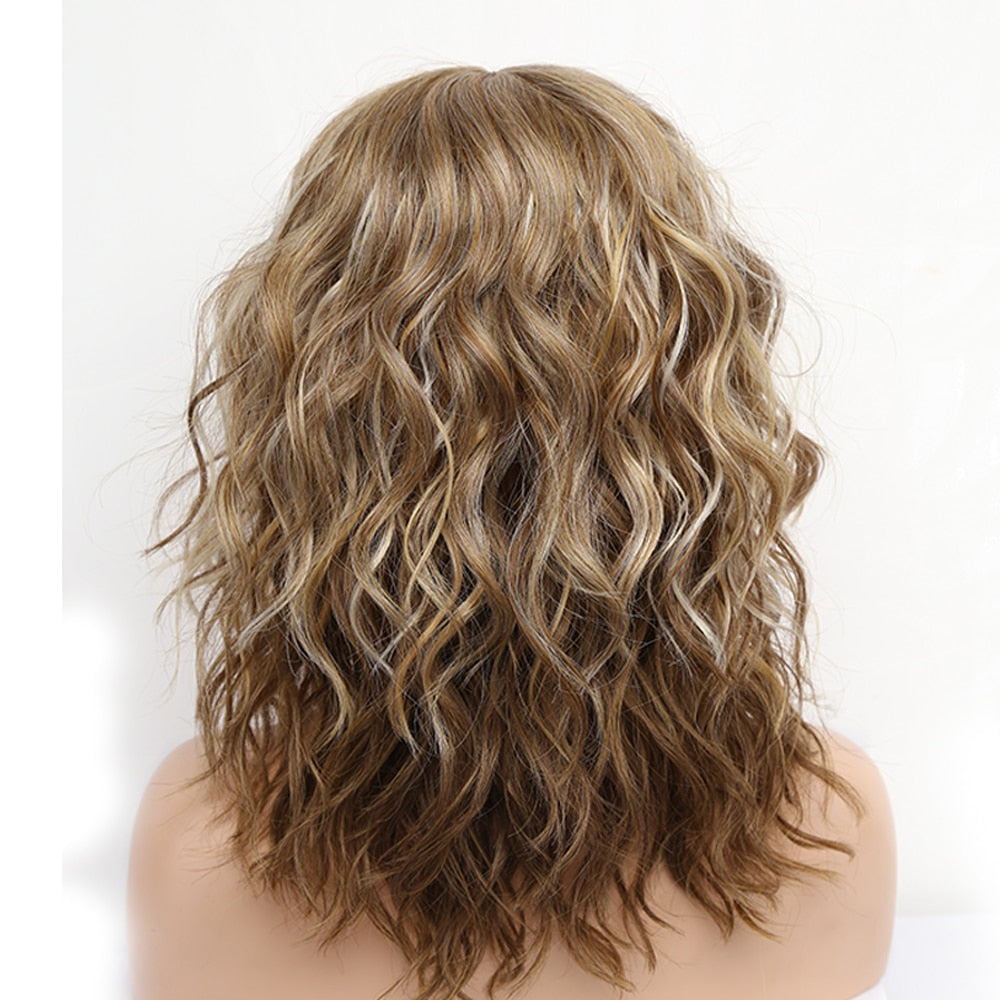 Perruque De Longueur D'épaule De Vague Naturelle - rachelhair