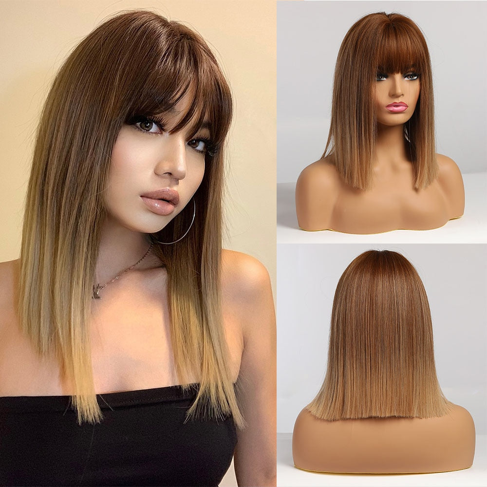 Perruque Synthétique Court Bob - rachelhair