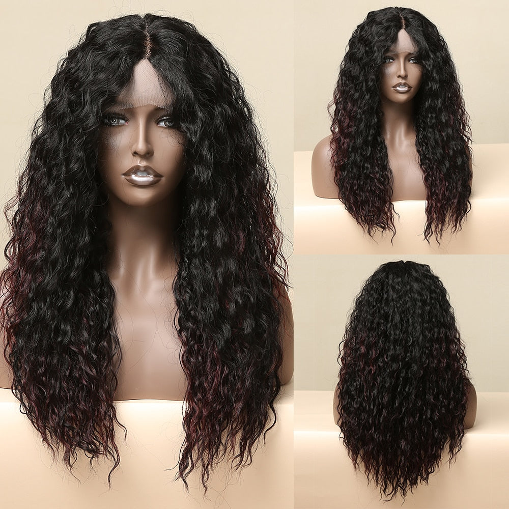 Perruques Lace Front crépues longues et bouclées - rachelhair