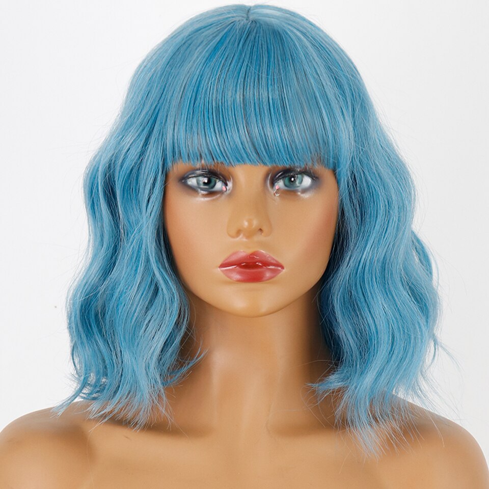 Perruque Synthétique Courte Ambre Bouclée - rachelhair