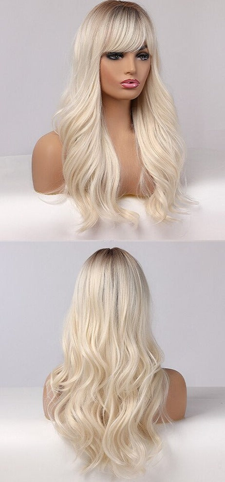 Perruque Cosplay Longueur Épaule Naturelle Femme - rachelhair