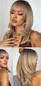 Perruques Synthétiques Longues et Lisses - rachelhair