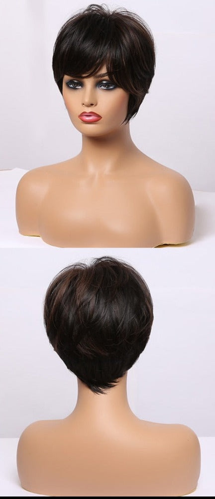Perruque Synthétique Cheveux Raides Courts pour Femme - rachelhair