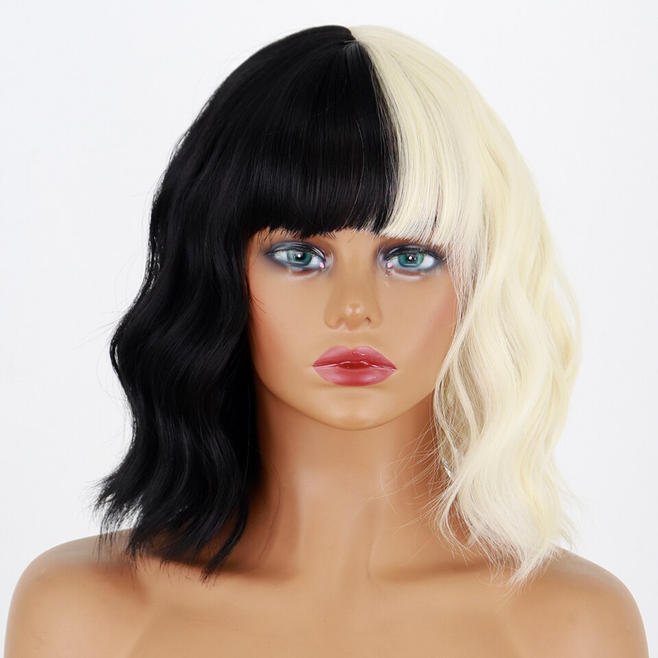 Perruque Synthétique Courte Ambre Bouclée - rachelhair
