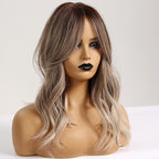 Perruque Moyenne Vague Blond Cendré - rachelhair