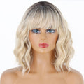 Perruque Synthétique Courte Ambre Bouclée - rachelhair