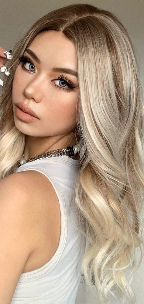 Perruques Ondulées Naturelles De Longueur Moyenne Pour Femmes - rachelhair