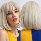 Cheveux Semi- Naturelles Bob  Pour Femmes