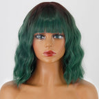 Perruque Synthétique Courte Ambre Bouclée - rachelhair