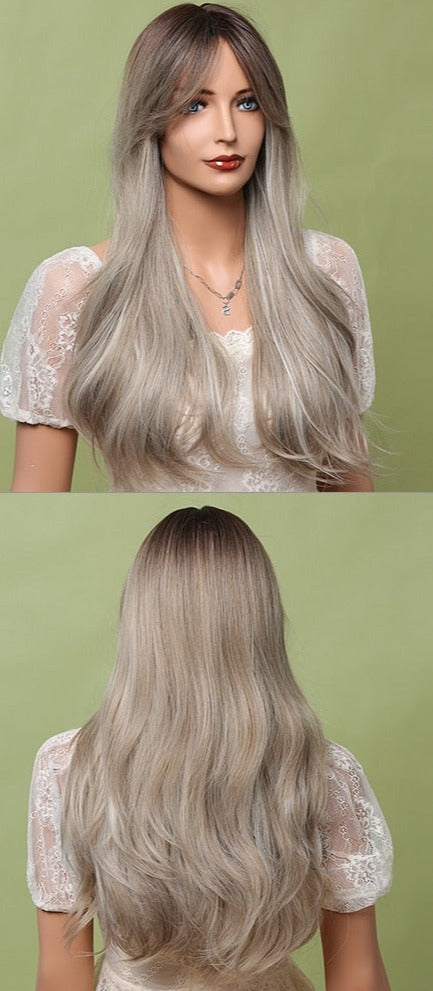 Perruque Synthétique Longue Ondulée Pour Femme - rachelhair