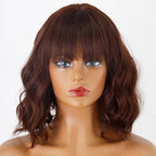 Perruque Synthétique Courte Ambre Bouclée - rachelhair