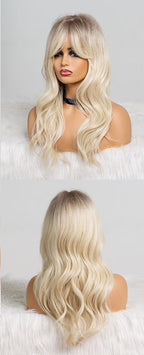Perruques Ondulées Naturelles De Longueur Moyenne Pour Femmes - rachelhair