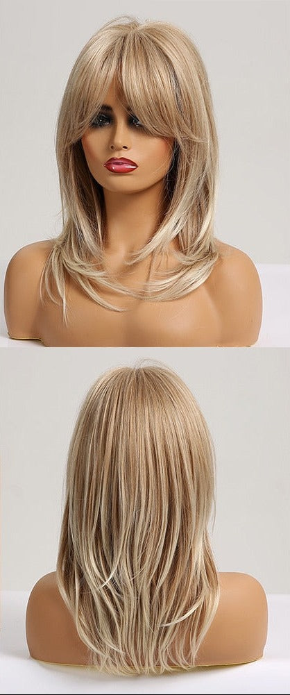 Perruques Synthétiques Longues et Lisses - rachelhair