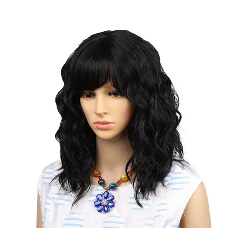 Perruque De Longueur D'épaule De Vague Naturelle - rachelhair