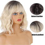Perruque Synthétique Courte Ambre Bouclée - rachelhair