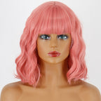 Perruque Synthétique Courte Ambre Bouclée - rachelhair