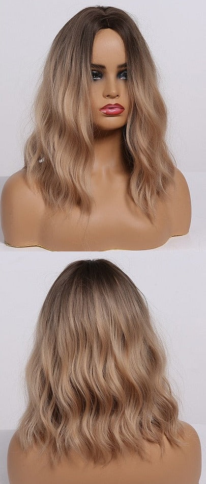 Perruque Cosplay Longueur Épaule Naturelle Femme - rachelhair
