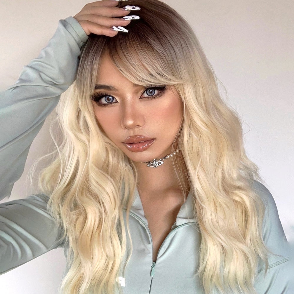 Perruque Cosplay Longueur Épaule Naturelle Femme - rachelhair