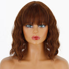 Perruque Synthétique Courte Ambre Bouclée - rachelhair
