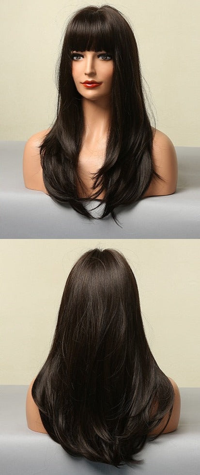 Perruque Courte Droite À Usage Quotidien - rachelhair