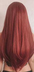 Perruque Synthétique Longue Couche Brune - rachelhair