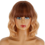 Perruque Synthétique Courte Ambre Bouclée - rachelhair