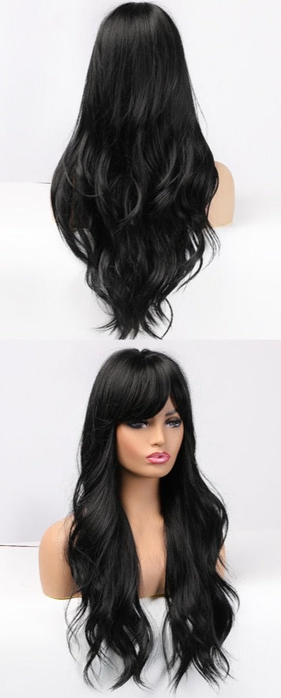 Perruque Synthétique Longue Ondulée Pour Femme - rachelhair