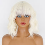 Perruque Synthétique Courte Ambre Bouclée - rachelhair