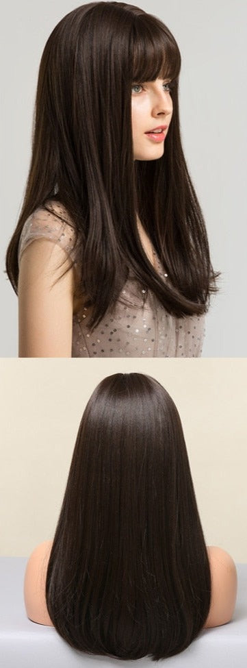 Perruque Courte Droite À Usage Quotidien - rachelhair