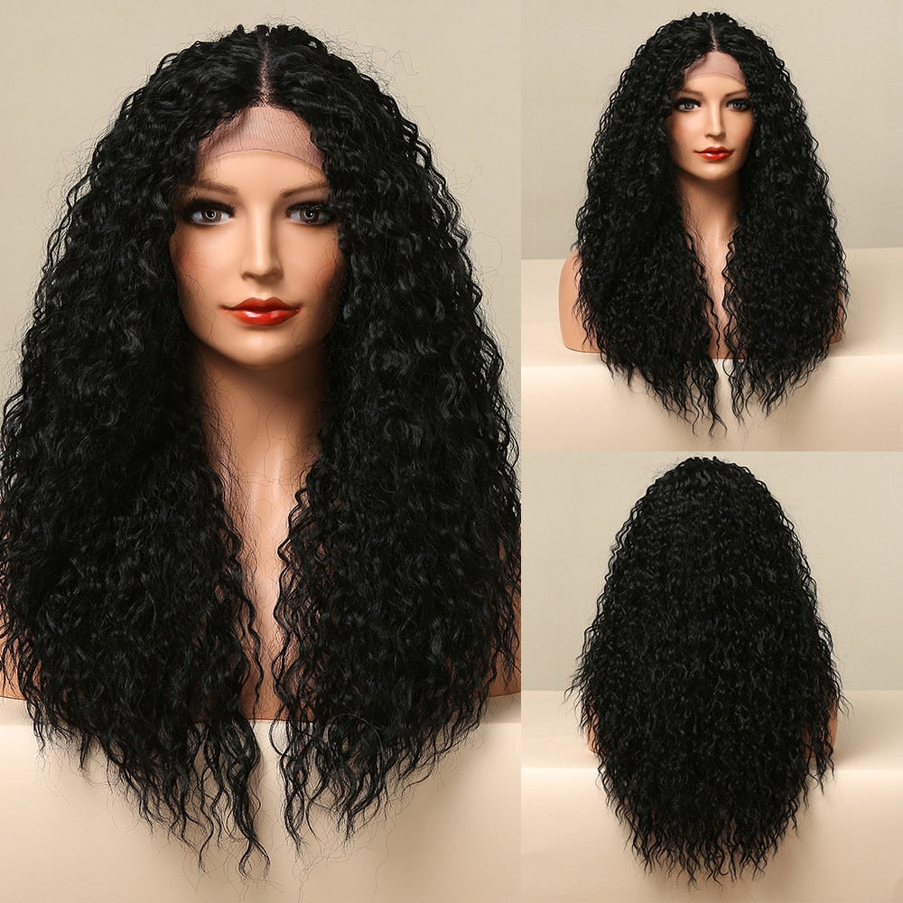 Perruques Lace Front crépues longues et bouclées - rachelhair