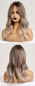Perruque Moyenne Vague Blond Cendré - rachelhair