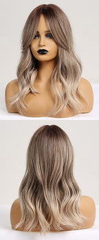Perruque Moyenne Vague Blond Cendré - rachelhair