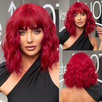 Perruque Synthétique Bouclée Longueur Épaule - rachelhair