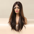 Perruques Lace Front Synthétiques Ombre pour Femme - rachelhair