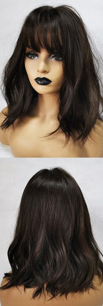 Perruques Auburn droites naturelles pour femmes - rachelhair