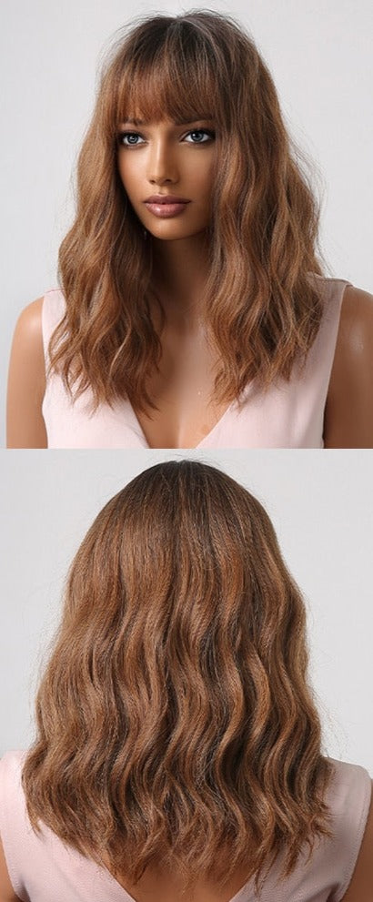 Perruque Moyenne Vague Blond Cendré - rachelhair