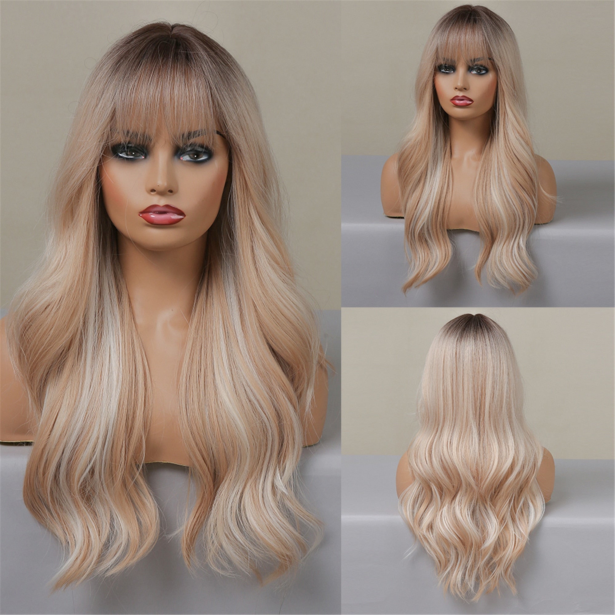 Perruques Synthétiques Longues Et Lâches Pour Femmes - rachelhair