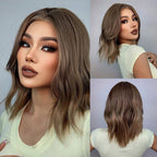 Perruque Synthétique Bouclée Longueur Épaule - rachelhair