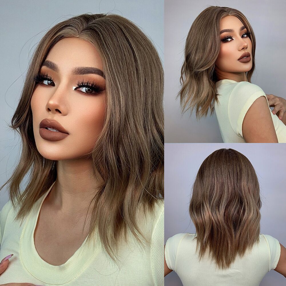 Perruque Synthétique Bouclée Longueur Épaule - rachelhair