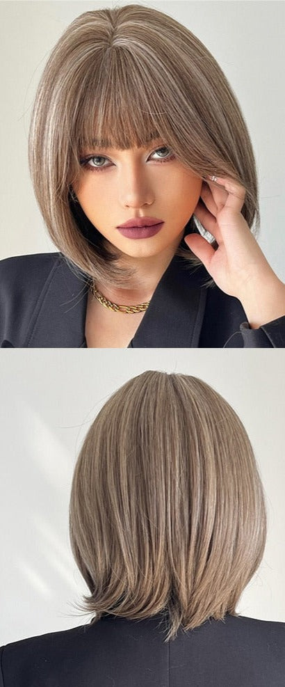 Perruque Courte Naturelle Pour Femme - rachelhair